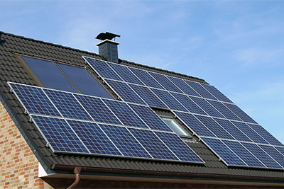 Solar panels in Southport
